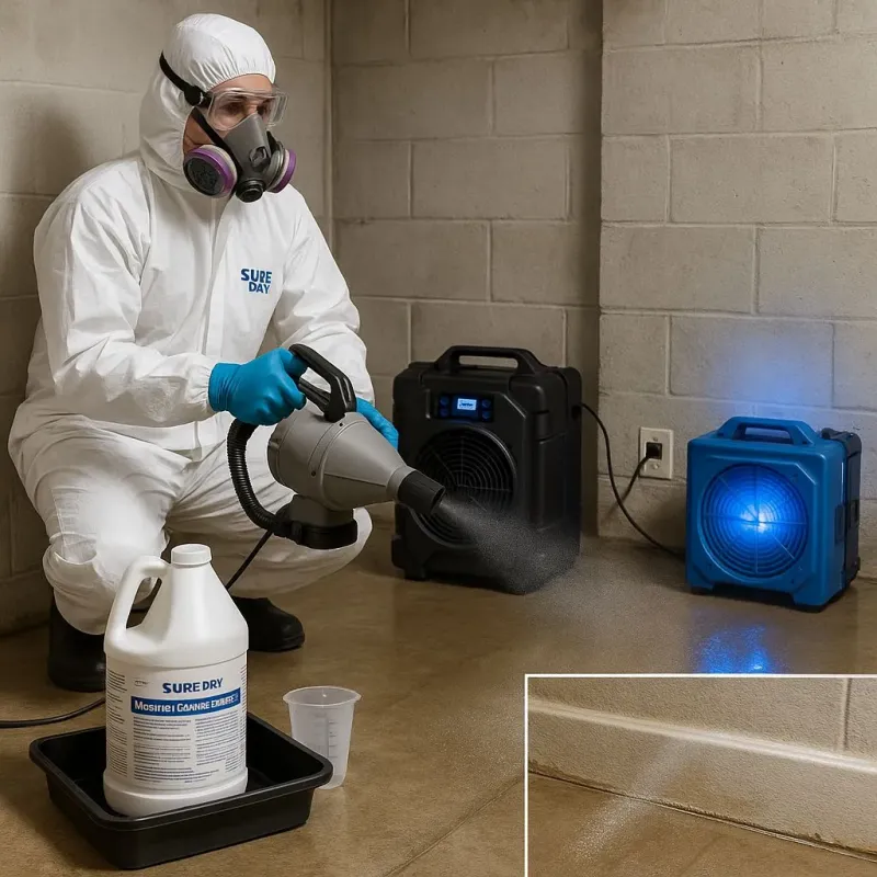 Sanitization and Odor Removal process in Millville, MA