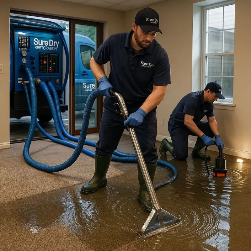 Water Extraction and Removal process in Millville, MA
